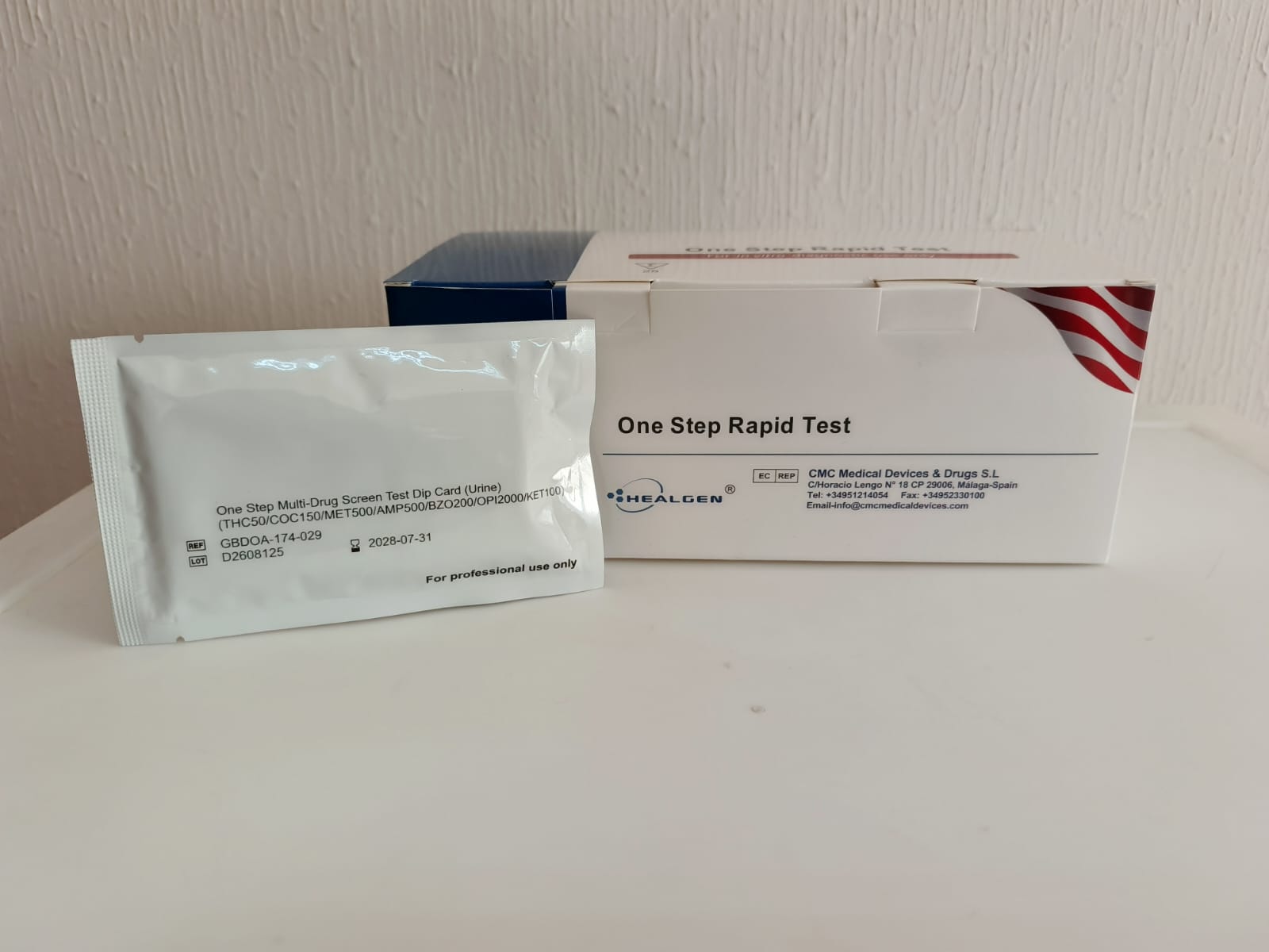 Test Multidrogas, Caja x 25 Test